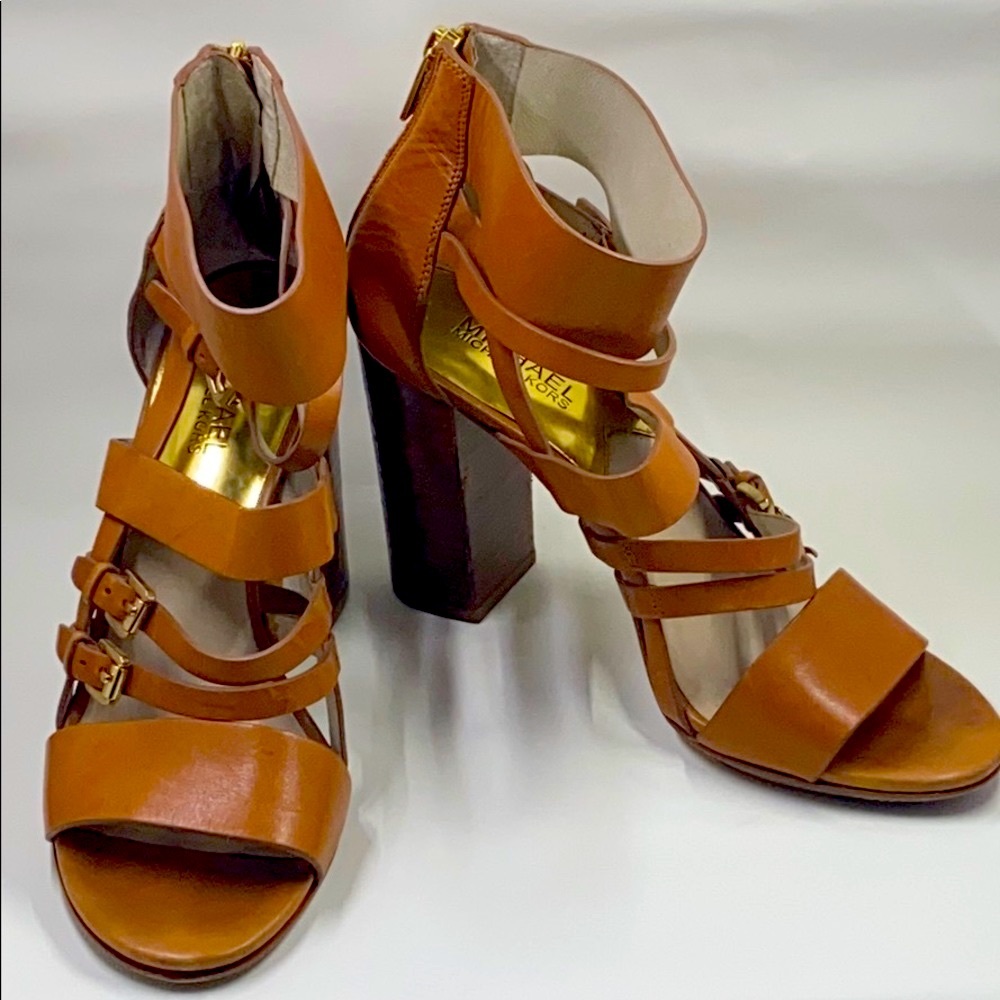 Michael Kors Sandle Heels With Zipper